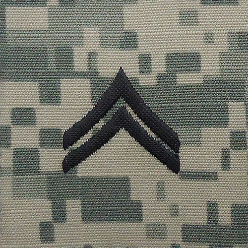 ACU SEW ON RANK INSIGNIA: CORPORAL