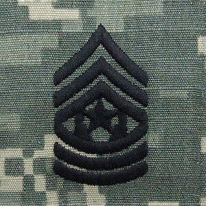 ACU Rank: Command Sergeant Major